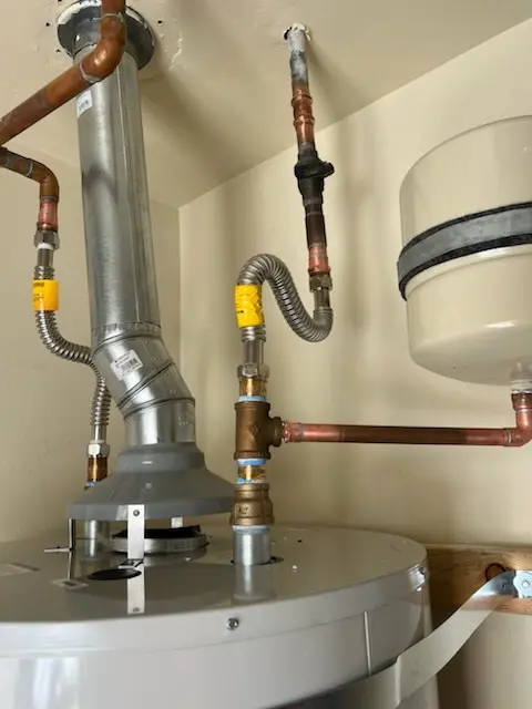 Water heater installation and plumbing repair in Rushville